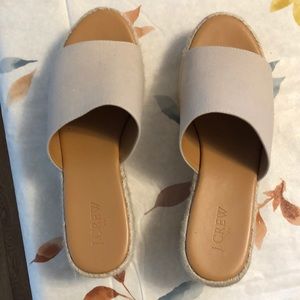 JCREW slides, worn once